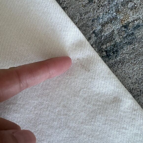 Re/Done Jeans Womens 29 Bootcut High Waist 70s Crop Boot Cream White Minimalist - Picture 10 of 13